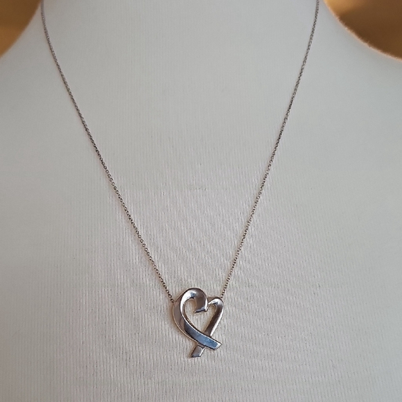 Tiffany & Co Large Loving Heart Necklace FULL INCLUSION - Picture 8 of 11